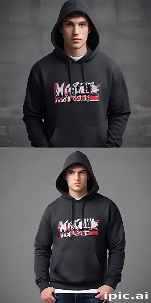 hooded sweatshirt mockup