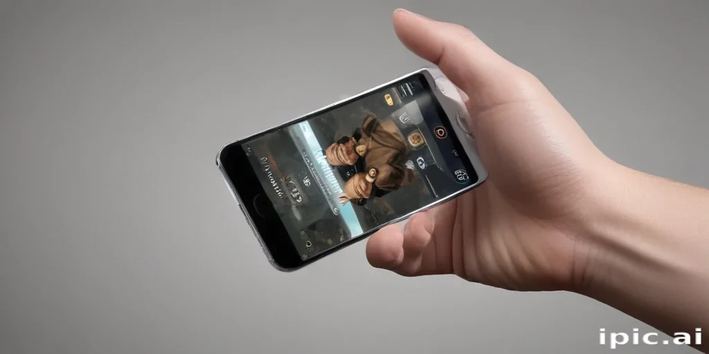 phone in hand png