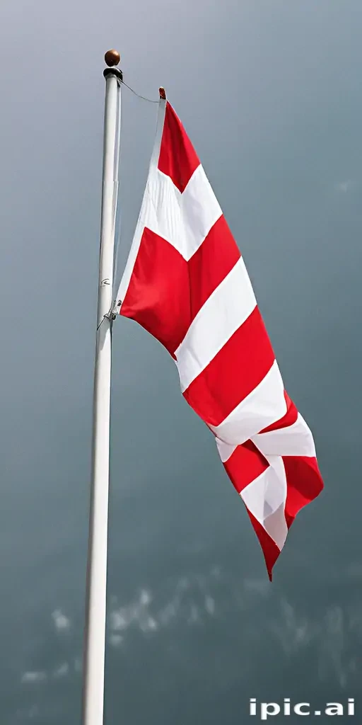 red and white flag