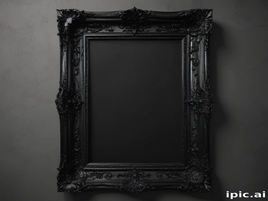 black frame transparent