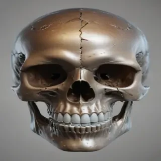 transparent skull png