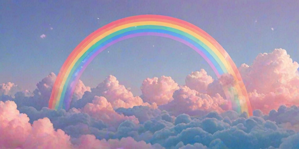 aesthetic wallpapers rainbow