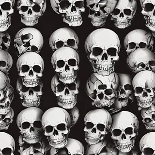 skull background