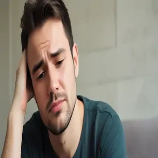 man in sad