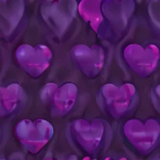 purple heart pattern wallpaper
