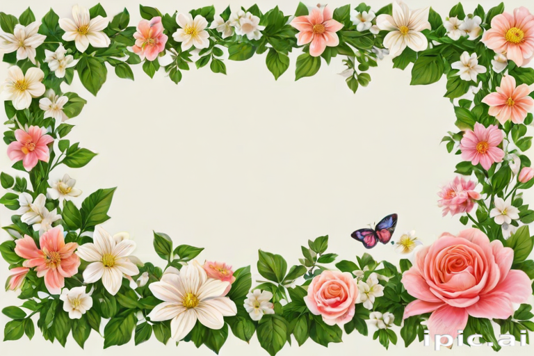 flower border clipart