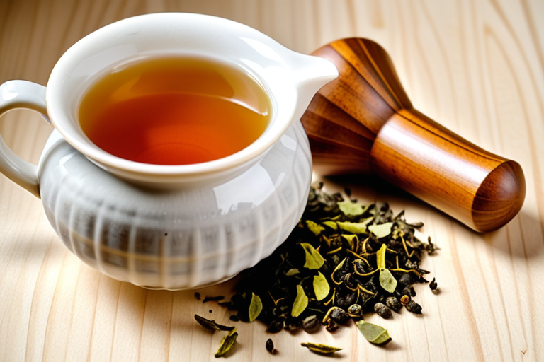 can you make tea sachets with mortle and pestle