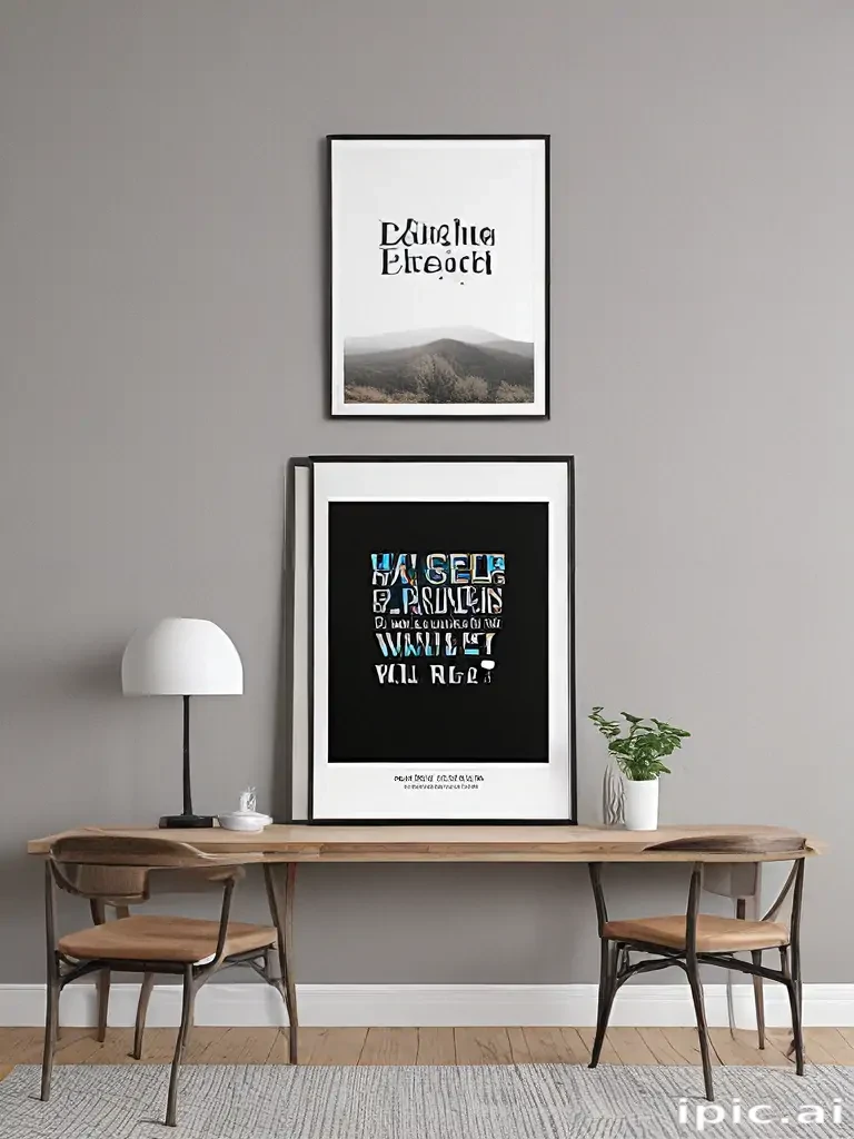 gallery wall mockup
