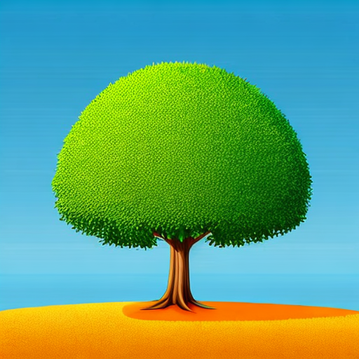 cartoon trees