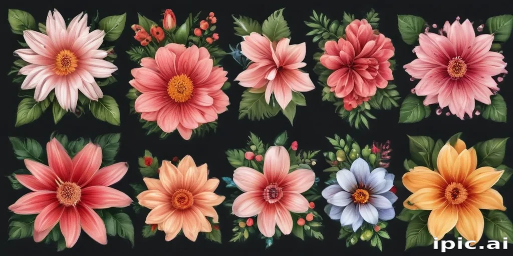 flower clipart transparent background