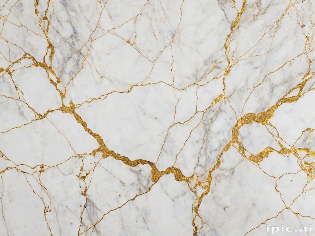 white and gold marble background