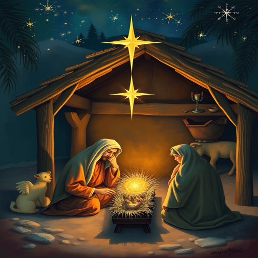 images of the manger scene