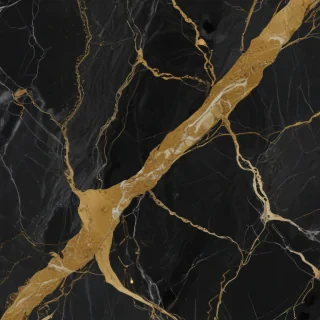 black and gold marble