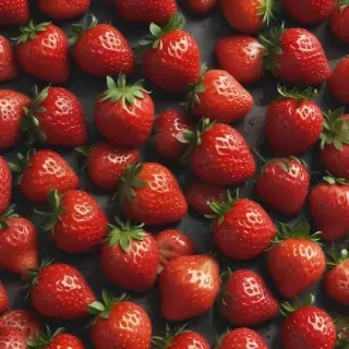 strawberry background aesthetic