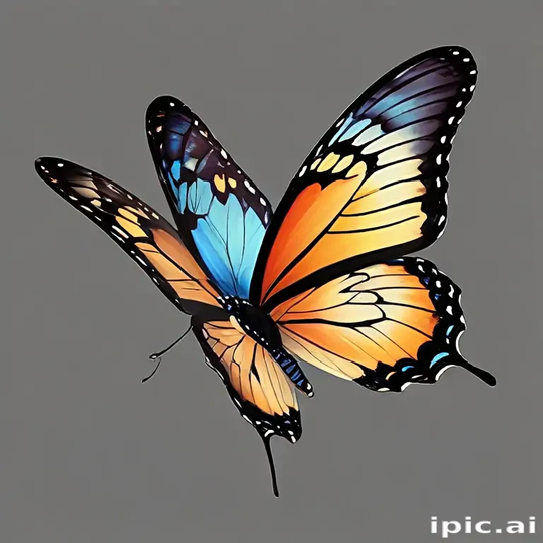 transparent background butterfly clipart