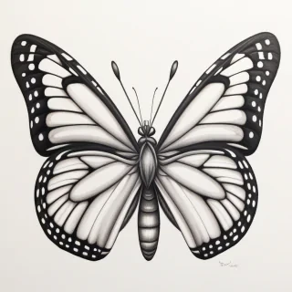 butterfly drawing pictures