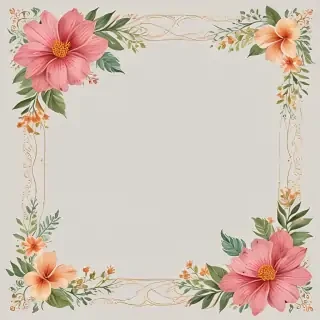png border flower