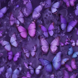 purple butterflies wallpaper