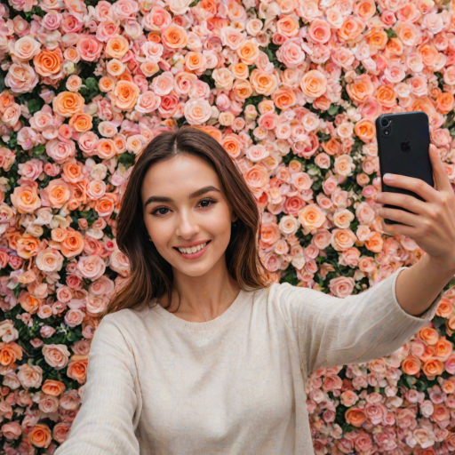selfie background