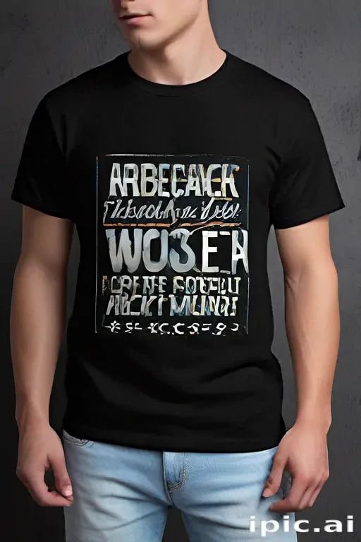 black tee shirt mockup
