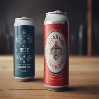 beer can mockup