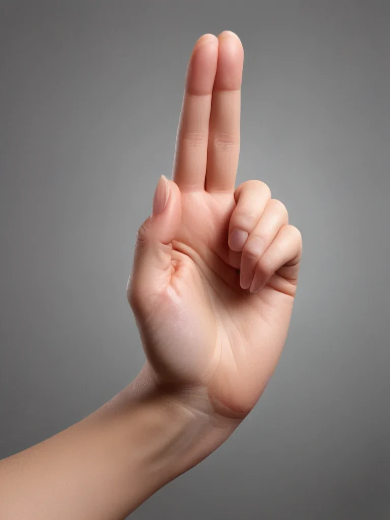 point finger png