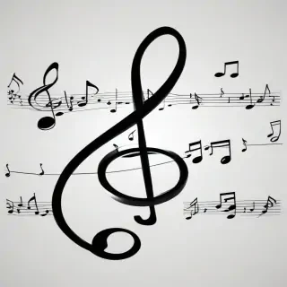 music notes transparent