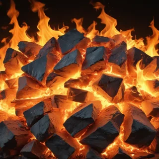 background with fire