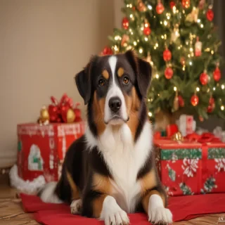 dog christmas photos