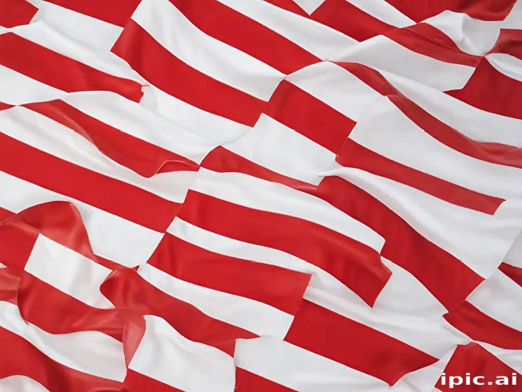 red and white flag