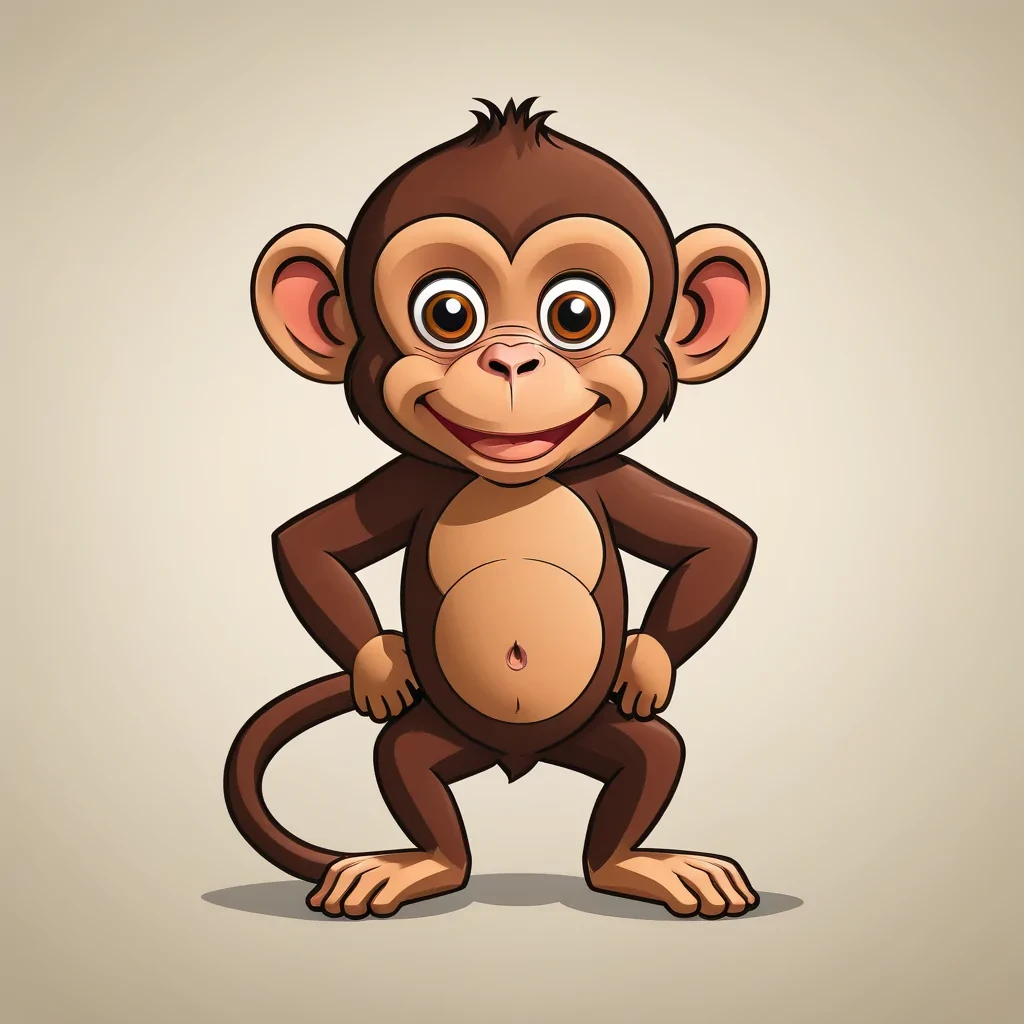 monkey cartoon