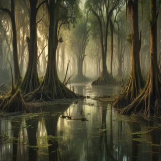 swamp background