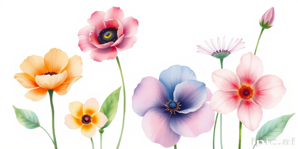 watercolor flower images