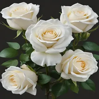 white roses png