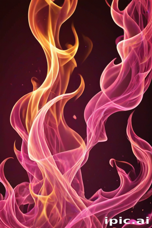 pink flames png