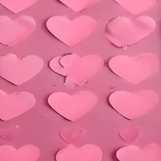 pink heart background