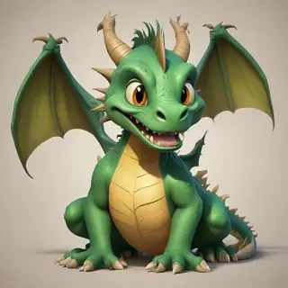 cartoon of a dragon