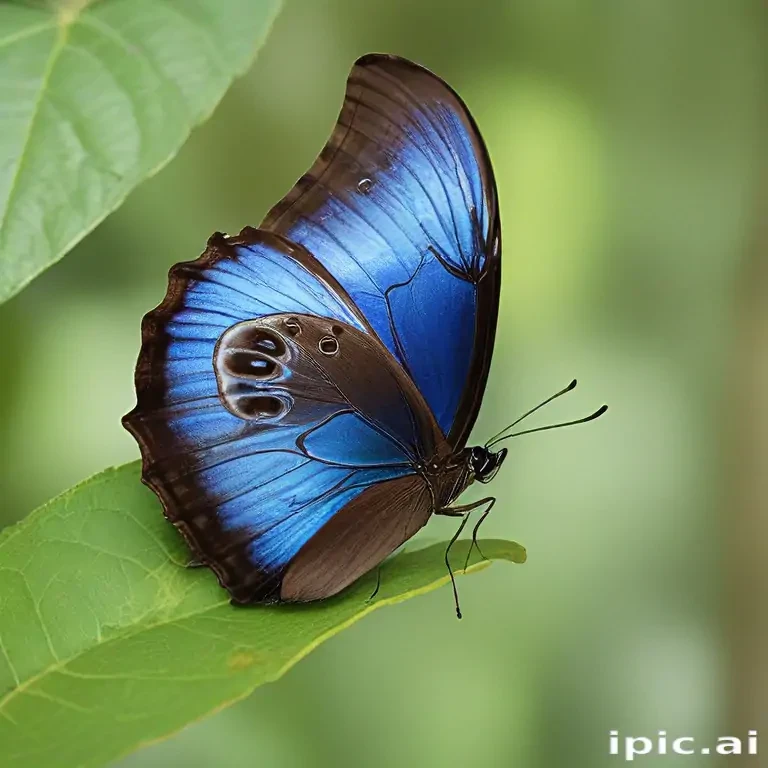 blue morpho butterfly