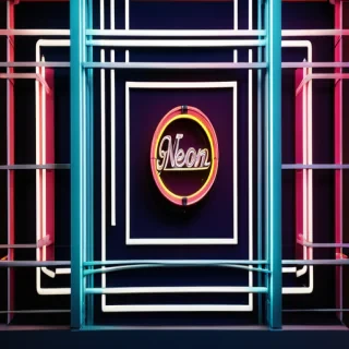 neon sign background