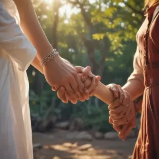 couple holding hands aesthetic