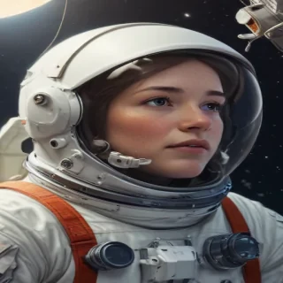 astronaut cartoon