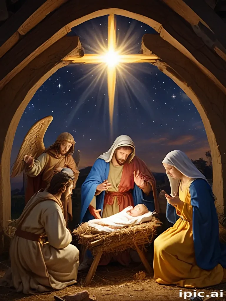 merry christmas nativity images free