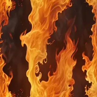 background on fire