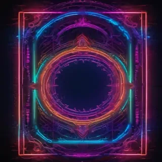 neon colorful background