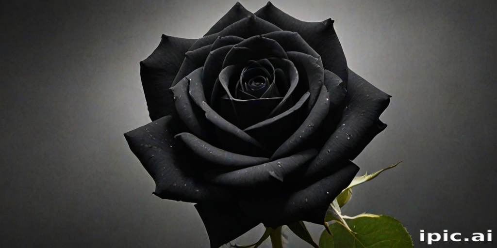 black rose picture