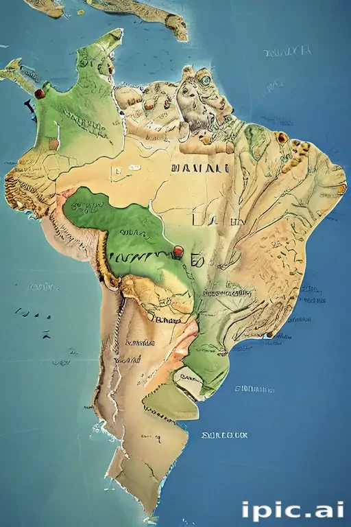 map of brazil