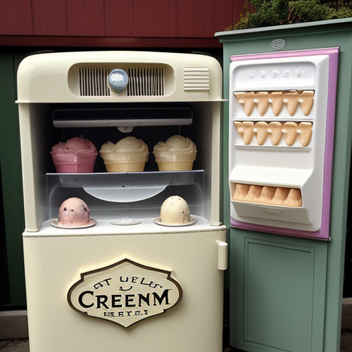 old fashioned ice cream freezer