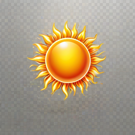 sun transparent background