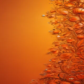 plain orange background