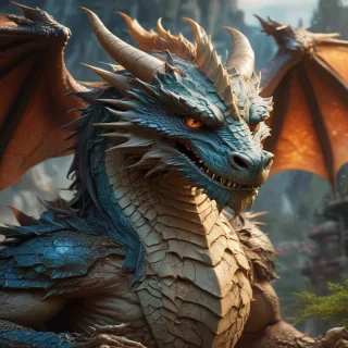 dragons background